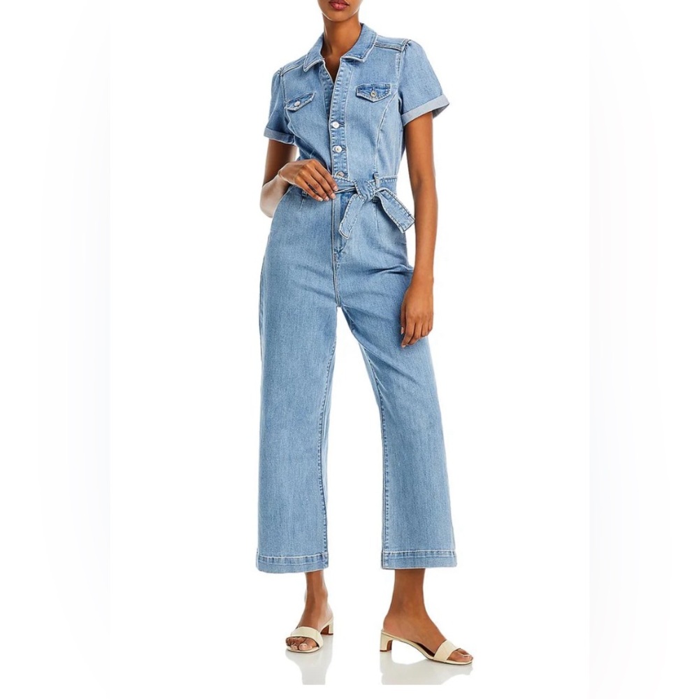 Paige Anessa Denim Jumpsuit